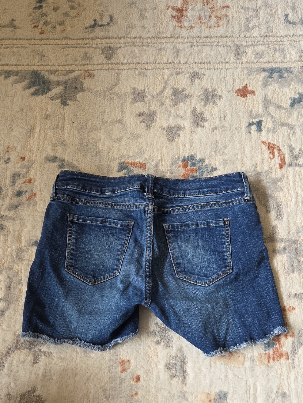 Arizona Mid-Wash Denim Shorts - Picture 2 of 3